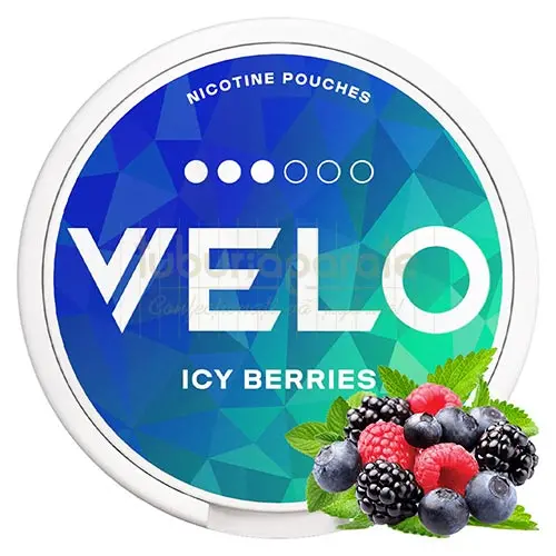 Ｕ・Vｌｏｃ　2袋 Nicotine pouch VELO Icy Berries (8 mg/pouch) - eTutun.ro